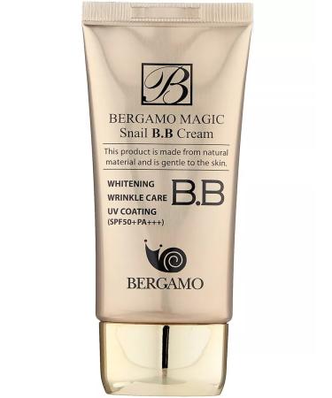 Bergamo BB cream with a moisturizing effect with a snail mucin - Buy Online on GoSupps.com