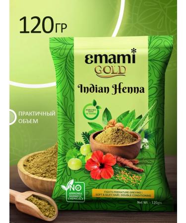 Emami Gold Hair and body henna is natural Indian 120 g - Buy Online on GoSupps.com