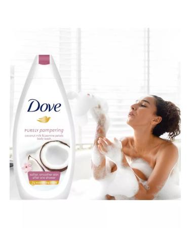 Dove Shower gel gives coconut milk and jasmine 500ml - Buy Online on GoSupps.com