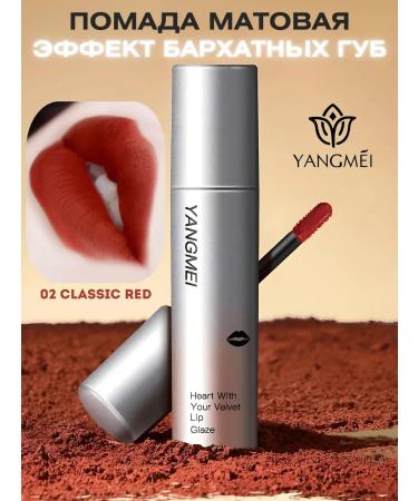 YANGMEI Liquid matte lipstick tone 02