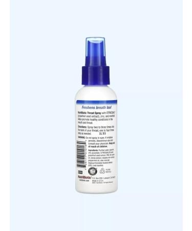 NutriBiotic Throat spray Throat Spray 118 ml - Buy Online on GoSupps.com