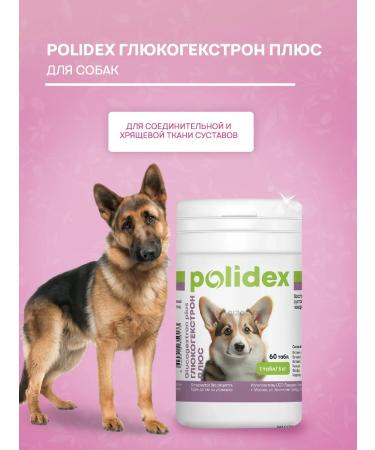 polidex Vitamins for dogs Glucogecstron plus for joints 60 tab - Buy Online on GoSupps.com