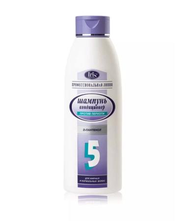 Iris Cosmetic Shampoo No. 5 against dandruff 1000 ml Professional line