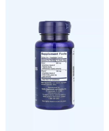 Life extension Cortisol Stress Balance Cortisol-Stress Balance 30 capsules - Buy Online on GoSupps.com