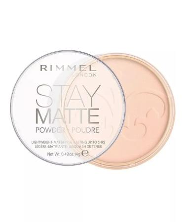 Rimmel Facial powder Stay Matte tone 002 Pink Blossom 14g - Buy Online on GoSupps.com