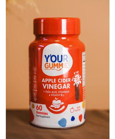 YOUR GUMMIE Apple vinegar + folic + chrome + B12. 60 marmalade - Buy Online on GoSupps.com
