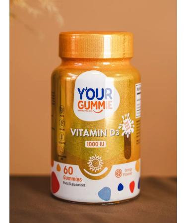 YOUR GUMMIE Vitamin D3. 1000 IU. 60 pcs. T rkiye - Buy Online on GoSupps.com