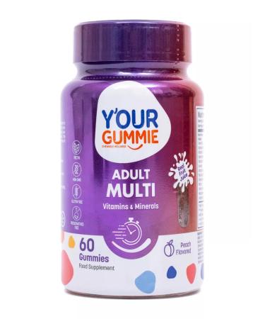 YOUR GUMMIE Multivitamins for adults. 60 pcs. T rkiye - Buy Online on GoSupps.com