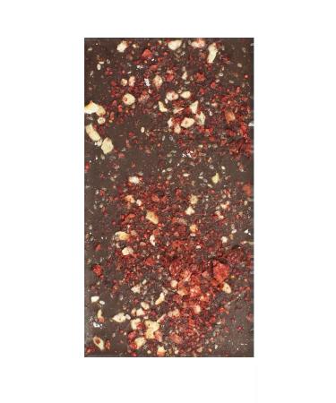 Siberian cedar Chocolate from Carob without sugar with strawberry chia and cashew 30g*5pcs - Buy Online on GoSupps.com