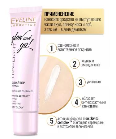 EVELINE Highlair for Candy Glow Highlight Glow and Go! 20 ml - Buy Online on GoSupps.com