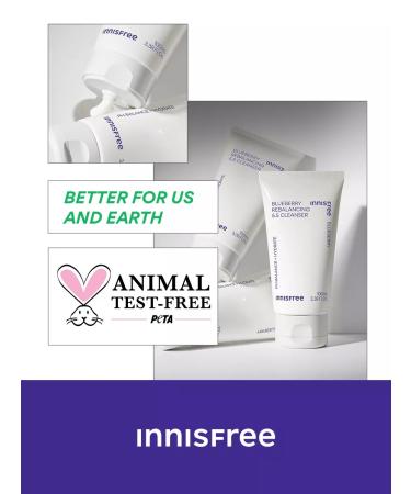 Innisfree Foam for washing + tonic with blueberry extract - Buy Online on GoSupps.com