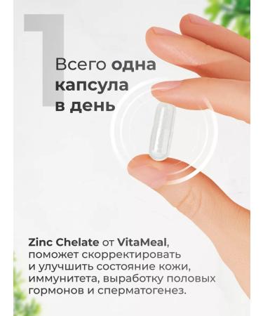 VitaMeal Zinc helat vitamins zins - Buy Online on GoSupps.com