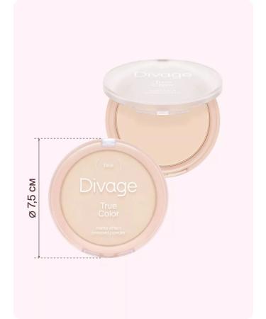 DIVAGE Face powder compact True Color tone 01 Fair - Buy Online on GoSupps.com