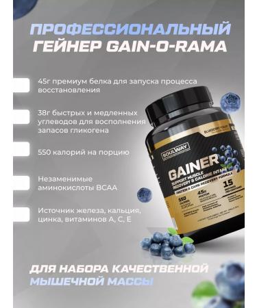 Soul Way Gainer for recruiting a mass of blueberries - Buy Online on GoSupps.com