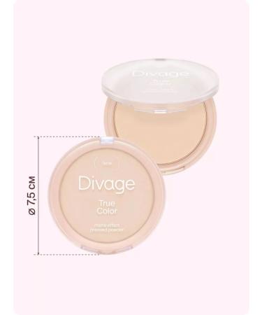 DIVAGE Face powder compact True Color tone 02 IVORY - Buy Online on GoSupps.com