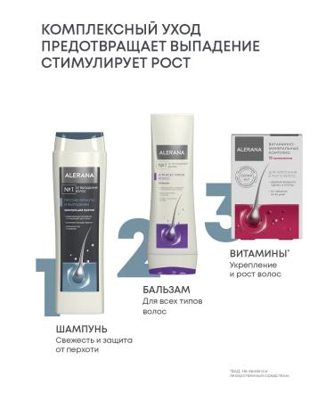 Alerana Male shampoo from dandruff and falling 400 ml - Buy Online on GoSupps.com