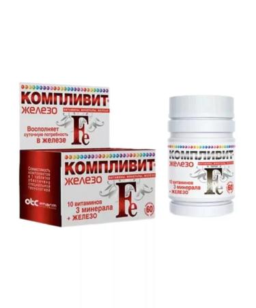 Complivit Iron 60 tab. 5 units - Buy Online on GoSupps.com