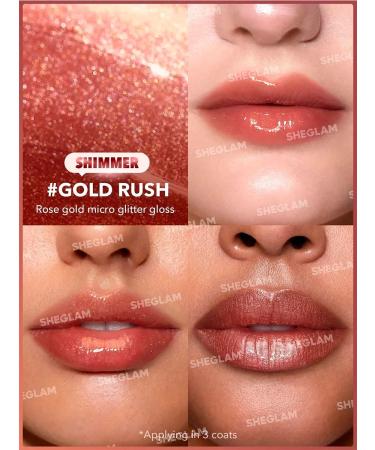 SHEGLAM Flinking flamer flickering pout -paralfect -gold rush - Buy Online on GoSupps.com