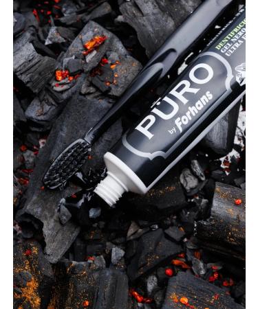 PURO by Forhans Toothpaste whitening gel puro with coal 75 ml - Buy Online on GoSupps.com