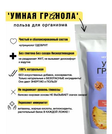 WORKSHOP 39 Granola without sugar and gluten pineapple chia and salt 300 g - Buy Online on GoSupps.com