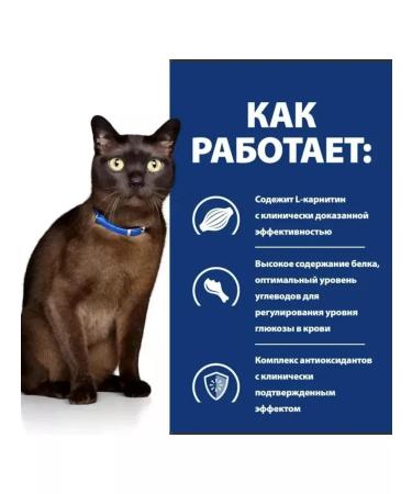 HILL'S Dry food for cats Diabetes Care M D with chicken 1.5 kg - Buy Online on GoSupps.com