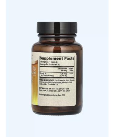 Dr Mercola Vitamin D3 Liposomal Liposomal Vitamin D3 30 capsules - Buy Online on GoSupps.com