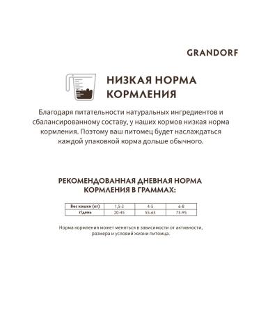 Grandorf Dry food for cats with lamb and turkey - 8 kg - Buy Online on GoSupps.com