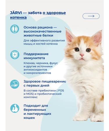 Jarvi elaman Monoprotein dry food holistic for kittens turkey 1.5 kg - Buy Online on GoSupps.com