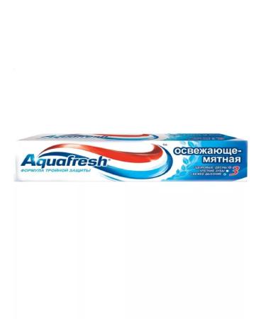 Aquafresh Toothpaste (aquapresh) refreshing-ground 100 ml-6pcs - Buy Online on GoSupps.com