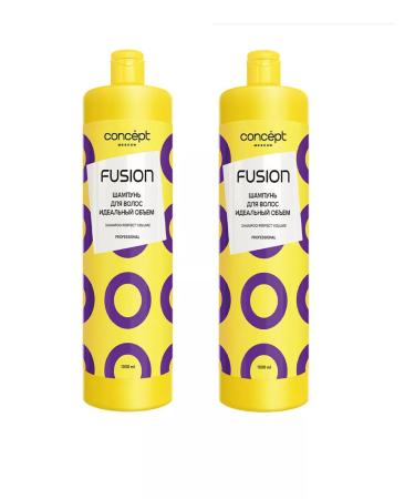 Concept Fusion shampoo is an ideal hair volume 1000 ml 2 pcs