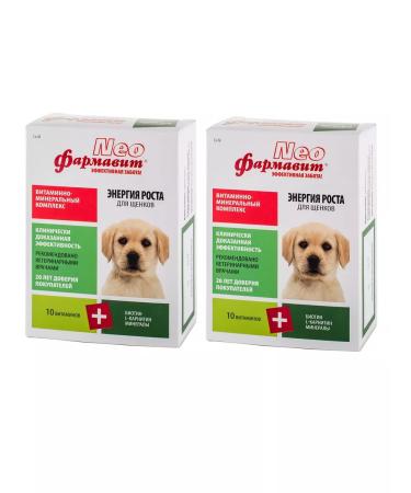 Farmavit NEO A complex of vitamins for puppies Growth Energy 2Us 90Tab - Buy Online on GoSupps.com
