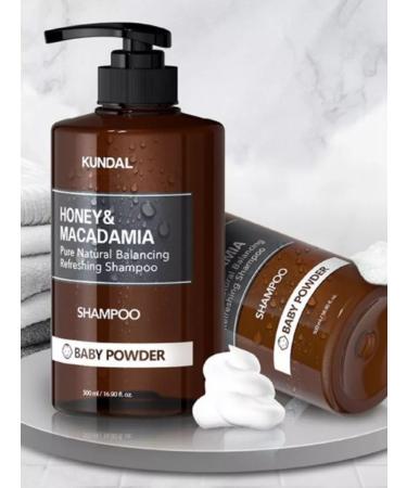 Kundal Honey & Macadamia Shampoo Baby Powder shampoo 500 ml - Buy Online on GoSupps.com