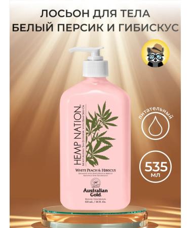 Australian Gold White Peach & Hibiscus Body lotion Hemp National