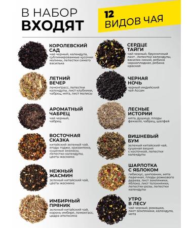 Leaf&Bliss Gift set of tea in jars gift to the teacher 12 pcs - Buy Online on GoSupps.com