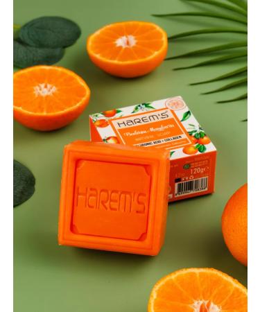 HAREM'S ottoman Soap toilet perfumed tangerine mandarin Harems - Buy Online on GoSupps.com
