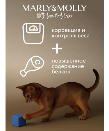 Marly&Molly Dry food for sterilized cats salmon 1.5 kg - Buy Online on GoSupps.com