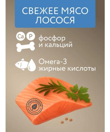 Marly&Molly Dry food for sterilized cats salmon 1.5 kg - Buy Online on GoSupps.com