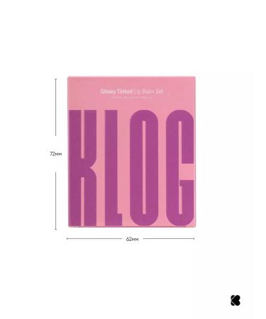 KLOG Lip balm tinting Korean set 4pcs - Buy Online on GoSupps.com