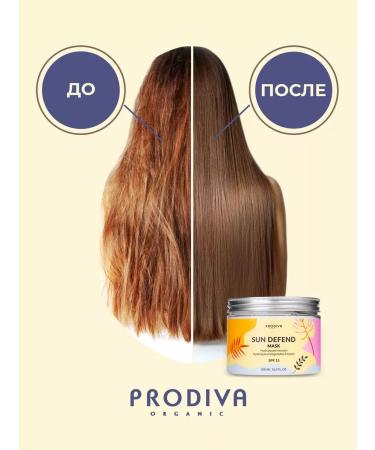 Prodiva Organic Mask restores with keratin with UV filter SPF15 - Buy Online on GoSupps.com