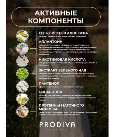 Prodiva Organic Detox spray for dry scalp softening 150 ml - Buy Online on GoSupps.com