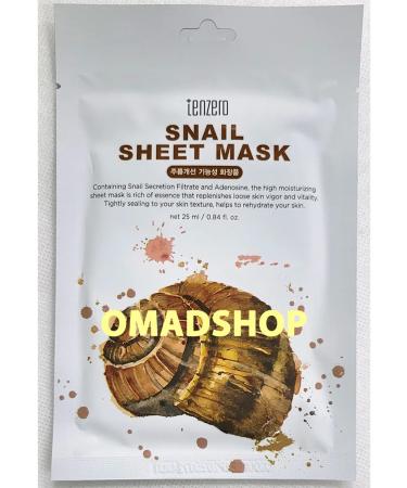 Tenzero Facial masks anti -aging with mucin snails 10pcs - Buy Online on GoSupps.com