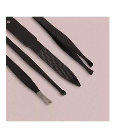 Queen fair Manicure set 8 items in case black color - Buy Online on GoSupps.com