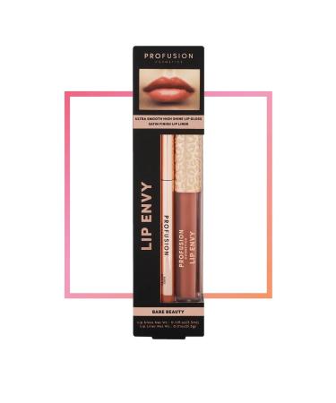 ProFusion Lip Envy Bare Beauty lipstick (shine+ pencil) - Buy Online on GoSupps.com