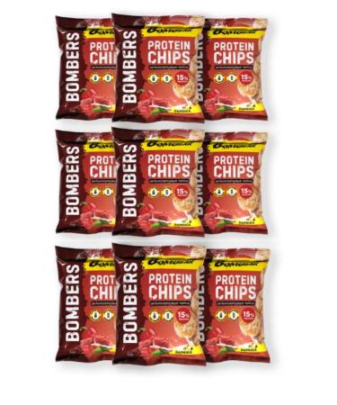 14pcs bombbar chips snacks with the taste of paprika bacon50 g