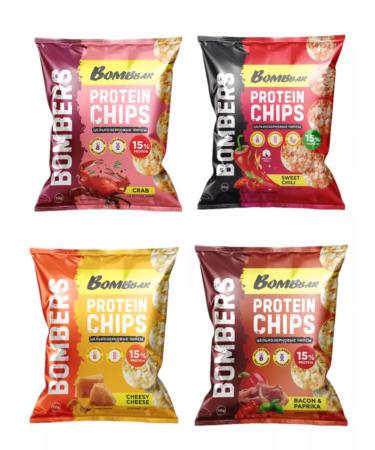 Mix chips 4p1 bacon with delicate cheese crab chili 50 g