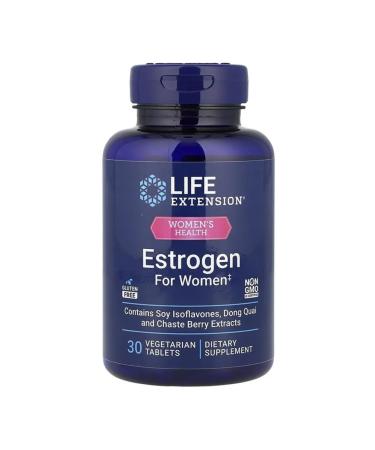 Life extension Estrogen for women 30 tablets - Buy Online on GoSupps.com