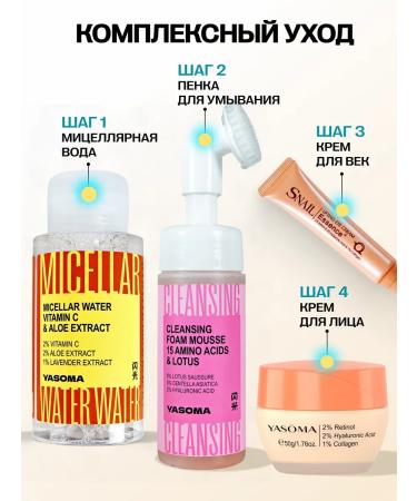 YASOMA Anti -aging eye cream with retinol - Buy Online on GoSupps.com