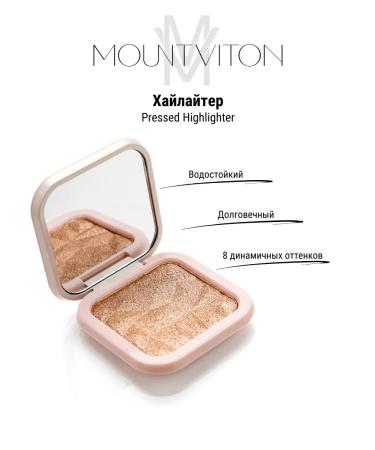 MountViton Highlighter dry for the face and body (pink collection) - Buy Online on GoSupps.com