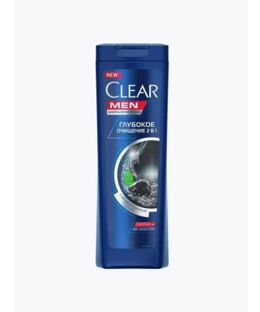 clear Hair shampoo "Deep cleansing 2B1" 400 ml - Buy Online on GoSupps.com