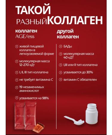 AGEless peptide collagen in food jelly strawberry-basil - Buy Online on GoSupps.com